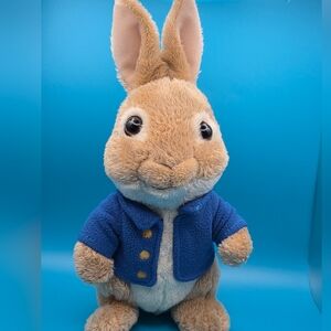 Plush Rabbit Toy with Blue Jacket Peter Rabbit
